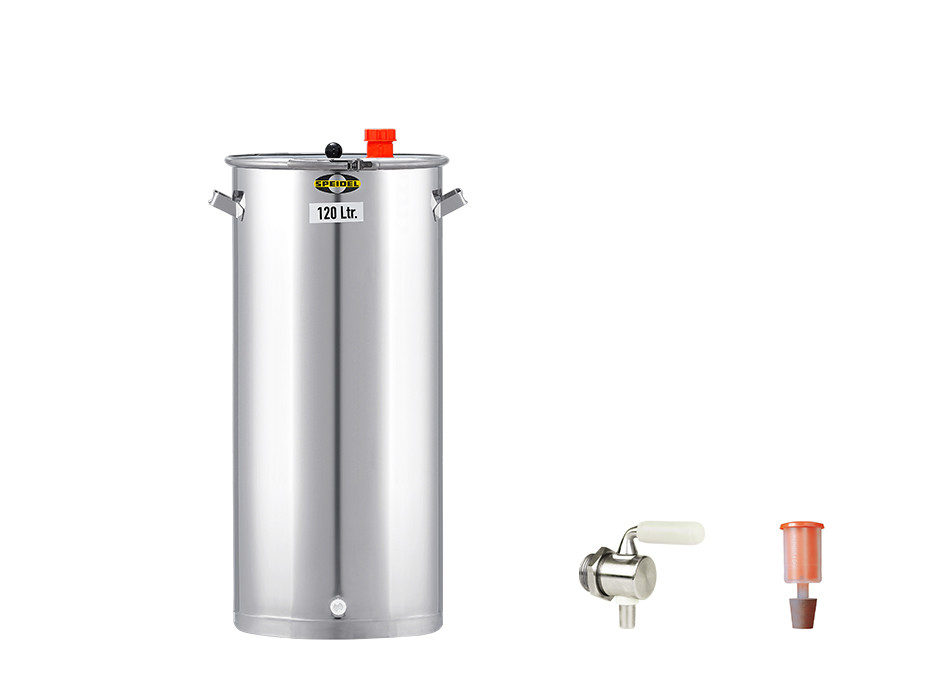 Set Gär- und Lagerfass UF 120 Liter | Edelstahl